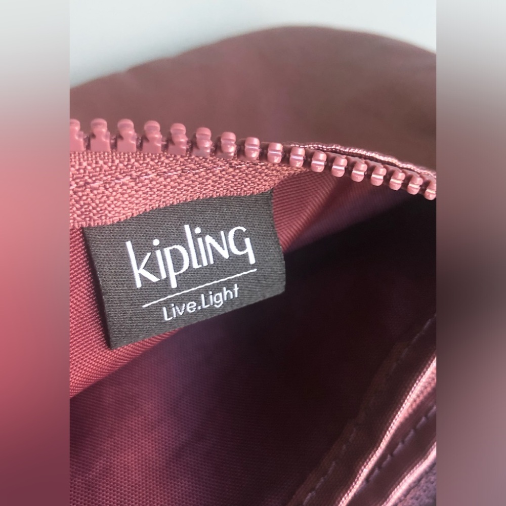 Kipling Creativity Small Purse Metallic Pink - Picture 6 of 11